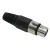 XLR aljzat - 3 pólusú szorítópofás törésgátlóval                                                      BX05193