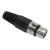 XLR aljzat - 3 pólusú szorítópofás törésgátlóval                                                      BX05193