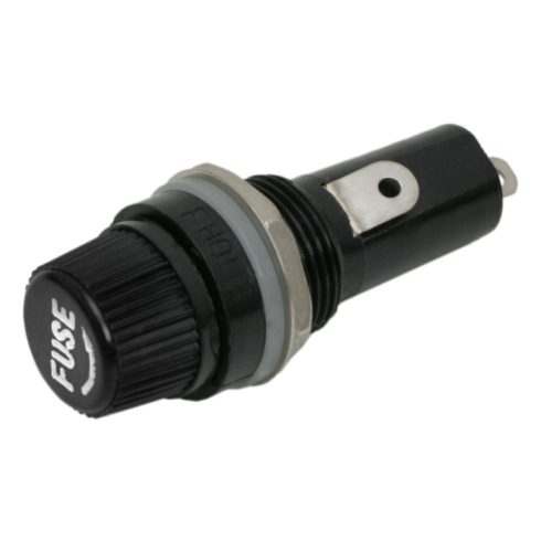 Biztosíték foglalat 6,4 x 30 mm 10A 250V AC                                                           BX05285