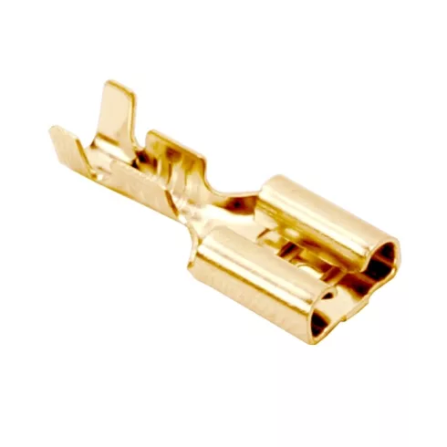 Rezezett csúszósaru aljzat 6,3 mm - 100 db / csomag                                                   BX05314