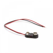   9V-os elem csatlakozó erősített fejrésszel 150mm                                                      BX05316
