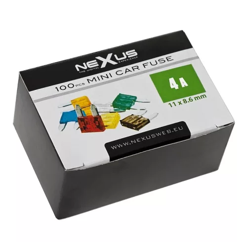 Mini késes biztosíték 11 x 8,6 mm 4 A                                                                 BX05361