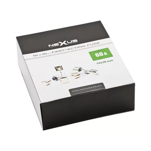 Aranyozott biztosíték Autó hi-fi - 10 x 37 mm 60 A                                                    BX05376