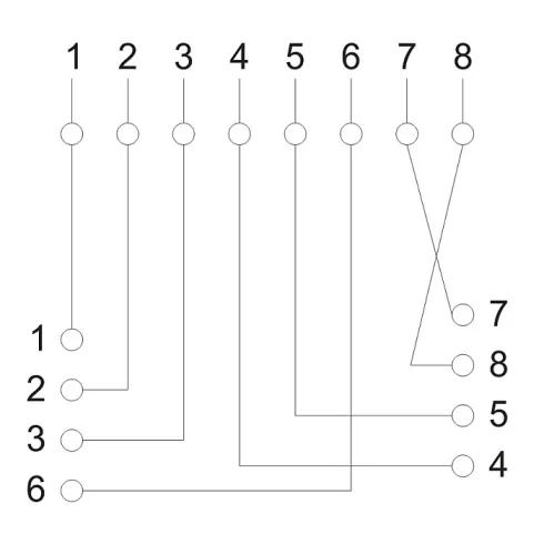 Fali aljzat - 8P8C FTP Cat.5E                                                                         BX05396