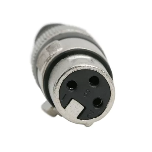 XLR aljzat - 3 pólusú szorítópofás törésgátlóval                                                      BX05664