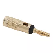   Banán dugó aranyozott max. 4 mm-es kábelhez                                                           BX05697FK