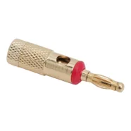   Banán dugó aranyozott max. 4 mm-es kábelhez                                                           BX05697PI