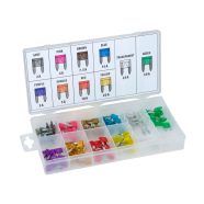   Biztosíték készlet tárolódobozban - 100 db - 2-30A                                                    BX05716