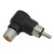 RCA toldó 90°-os RCA aljzat - RCA dugó műanyag kivitel                                                BX05733