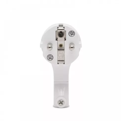 Lengő dugó 250V~50Hz / 16A fehér 90°-os                                                               BX05950WH