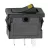 Billenő kapcsoló 1 áramkör 15 A - 12 V DC OFF-ON sárga LED-del                                        BX09027SA