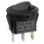 Billenő kapcsoló 1 áramkör 16 A - 12 V DC OFF - ON piros LED-del                                      BX09042PI