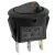 Billenő kapcsoló 1 áramkör 16 A - 12 V DC OFF - ON sárga LED-del                                      BX09042SA