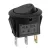 Billenő kapcsoló 1 áramkör 16 A - 12 V DC OFF - ON sárga LED-del                                      BX09042SA