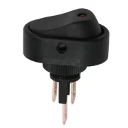   Billenő kapcsoló 1 áramkör 20 A - 12 V DC OFF - ON piros LED-del                                      BX09047PI