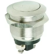   Nyomógomb 1 áramkör 2 A - 250 V OFF - (ON) fém                                                        BX09069