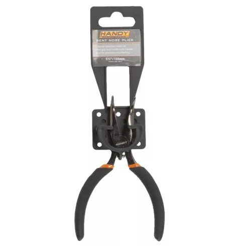 Hajlított laposfogó gumírozott nyéllel 135 mm                                                         BX10313