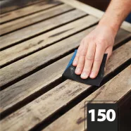   Csiszolóvászon - 150-es - kék - 230 x 280 mm - 5 db / csomag                                          BX10439-150