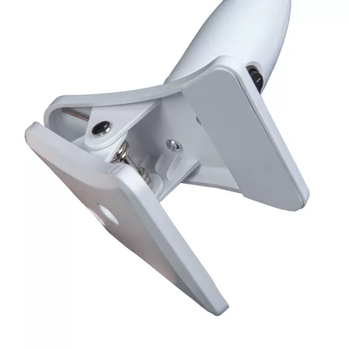 Asztali LED lámpa - nagyítóval - csipeszes - fehér                                                    BX10800