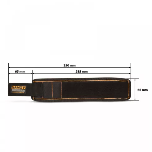 Mágneses poliészter csuklópánt 23 x 8 cm                                                              BX10873A