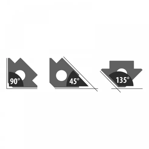 Hegesztőmágnes - 45° - 90° - 135° - max 34 kg                                                         BX10882A