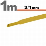  Zsugorcső Sárga - 2,5 / 1,25 mm                                                                       BX11020S