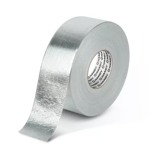 Alumínium ragasztószalag - üvegszálas - akril - 50 m x 50 mm - 150 mikron - lángálló                  BX11066