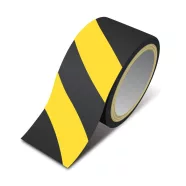   Veszélyt jelző ragasztószalag - sárga / fekete - 50 mm x 33 m                                         BX11078A