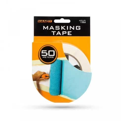 Maszkolószalag - vízbázisú ragasztóval - 50 m x 24 mm - fehér                                         BX11086A