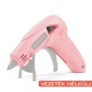   Ragasztópisztoly - akkumulátoros, Type-C - 7 mm - 10 W - babarózsaszín                                BX11100A