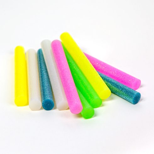 Ragasztórúd - 11 x 100 mm - Fluoreszkáló színes - 10 db / csomag                                      BX11117D