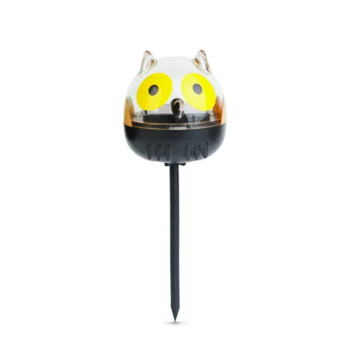 LED-es szolár lámpa - bagoly - hidegfehér - sárga - 150 x 50 x 50 mm                                  BX11240E