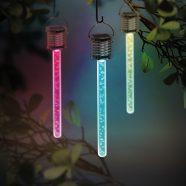   RGB LED-es szolár lámpa - buborékos - 175 x 30 mm                                                     BX11247