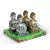 Szolár Buddha - 1 melegfehér LED - műgyanta - 17 x 15 x 26 cm - 2 féle                                BX11268