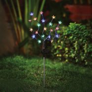   Leszúrható szolár virág - 20 színes LED - 65 cm                                                       BX11274