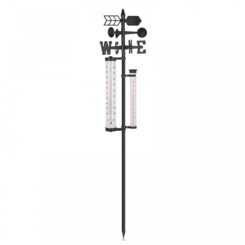 Kerti időjárás állomás - hőmérő, esőmérő, szélmérő - 145 cm                                           BX11278