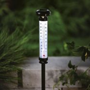   Szolár kerti hőmérő - hidegfehér LED - 6,3 x 44,5 cm                                                  BX11279