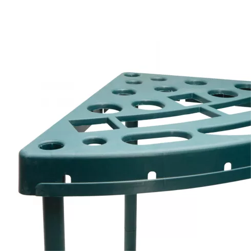 Műanyag kerti szerszámtartó sarok - falra rögzíthető - 43 x 43 x 59 cm                                BX11329