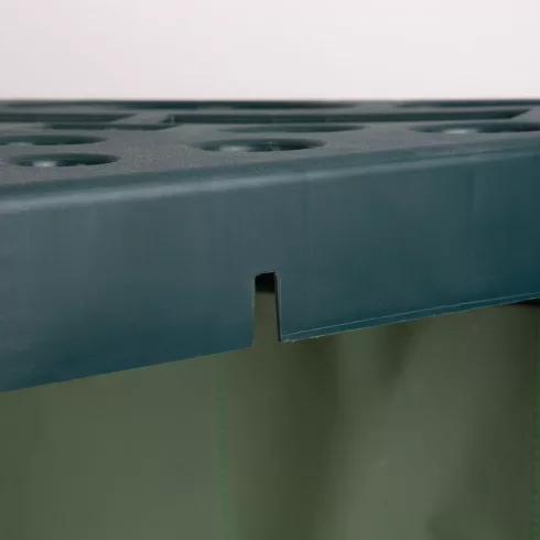 Műanyag kerti szerszámtartó sarok - falra rögzíthető - 43 x 43 x 59 cm                                BX11329