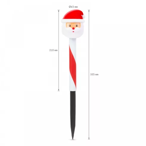 LED-es szolár lámpa - mikulás                                                                         BX11374E