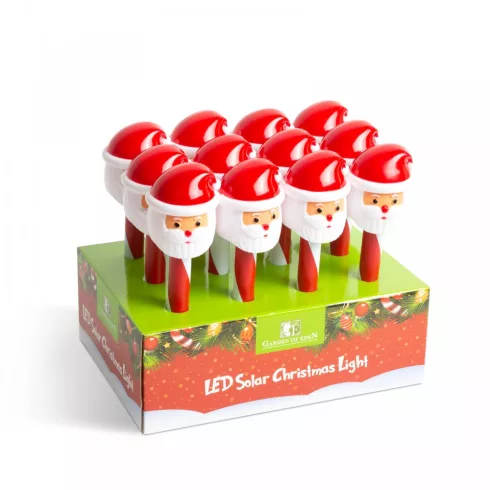 LED-es szolár lámpa - mikulás                                                                         BX11374E
