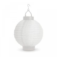   Szolár lampion - fehér - hidegfehér LED - 21 cm                                                       BX11399F-WH