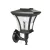 LED-es szolár lámpa - fali - 21 x 21 cm - 8 LED - fekete - melegfehér                                 BX11404A