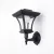 LED-es szolár lámpa - fali - 21 x 21 cm - 8 LED - fekete - melegfehér                                 BX11404A
