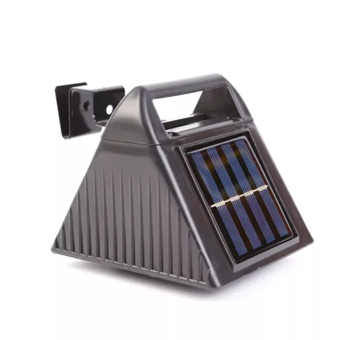 Szolár ereszcsatorna fény - 6 hidegfehér SMD LED - fekete                                             BX11443
