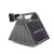 Szolár ereszcsatorna fény - 6 hidegfehér SMD LED - fekete                                             BX11443