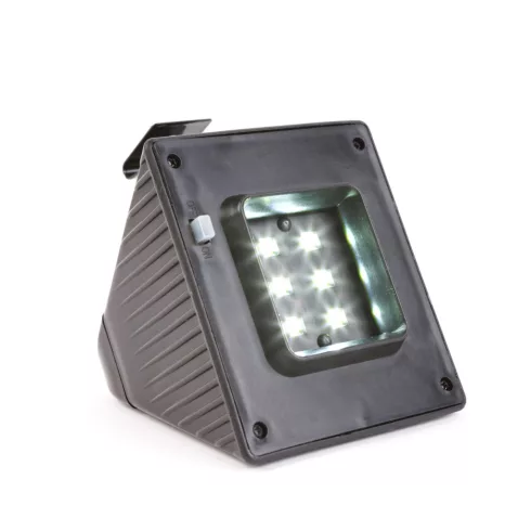 Szolár ereszcsatorna fény - 6 hidegfehér SMD LED - fekete                                             BX11443