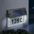 Szolár házszámfény - átlátszó plexi - hidegfehér LED - 22 x 16,5 x 5 cm                               BX11446C