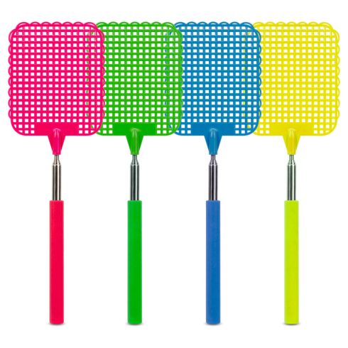 Légycsapó - teleszkópos - műanyag - 25 - 72 cm - 4 szín                                               BX11462B