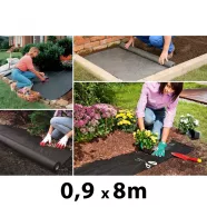   Takaró szövet gyomok ellen 0,9 x 8 m 45 g/m2                                                          BX11487B